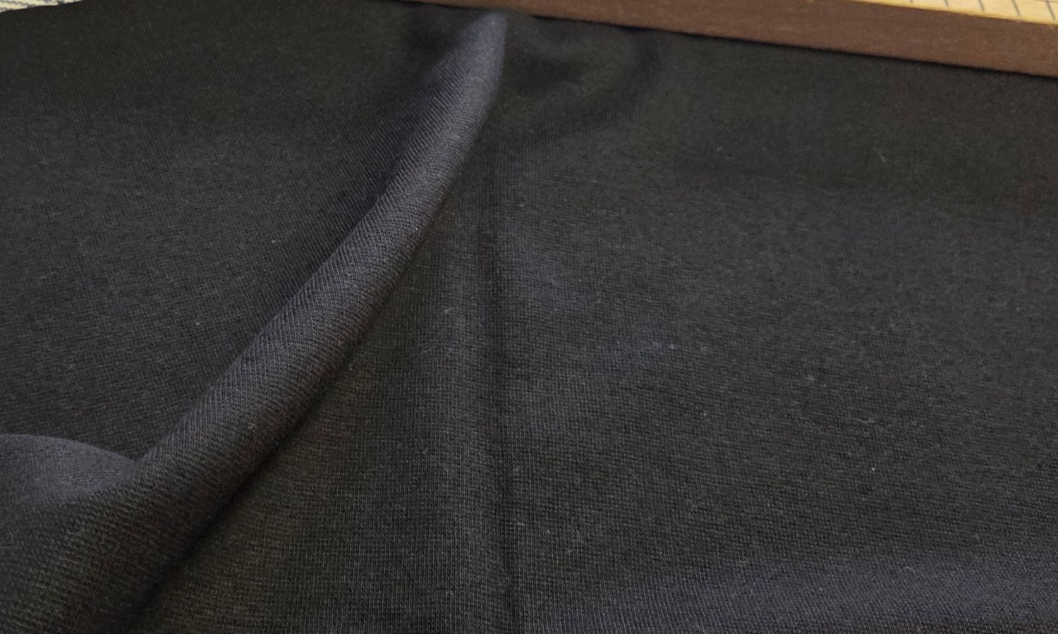 Bündchen schwarz 10cm x 70cm breit