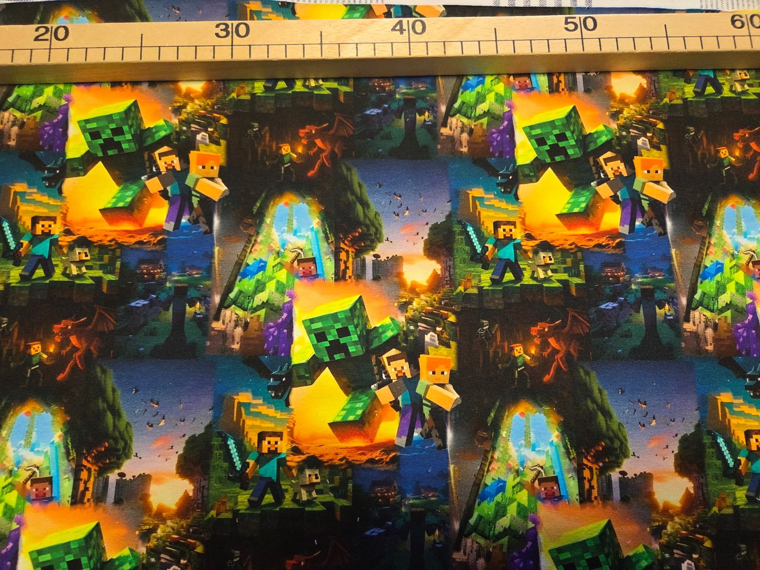 Sommersweat Minecraft 32cm x 82cm breit