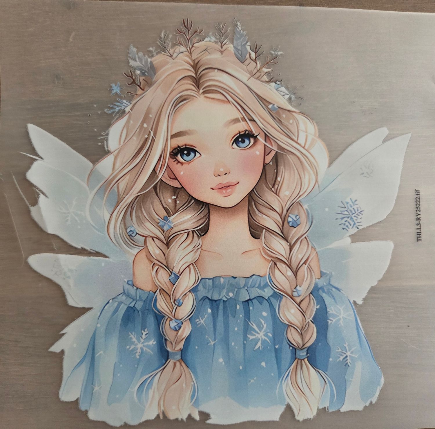Bügelbild Elsa Frozen 18cm Bügelbild Elsa Frozen 18cm