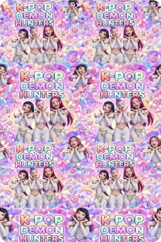 Sommersweat KPop Demon Hunters 50cm x 180cm breit