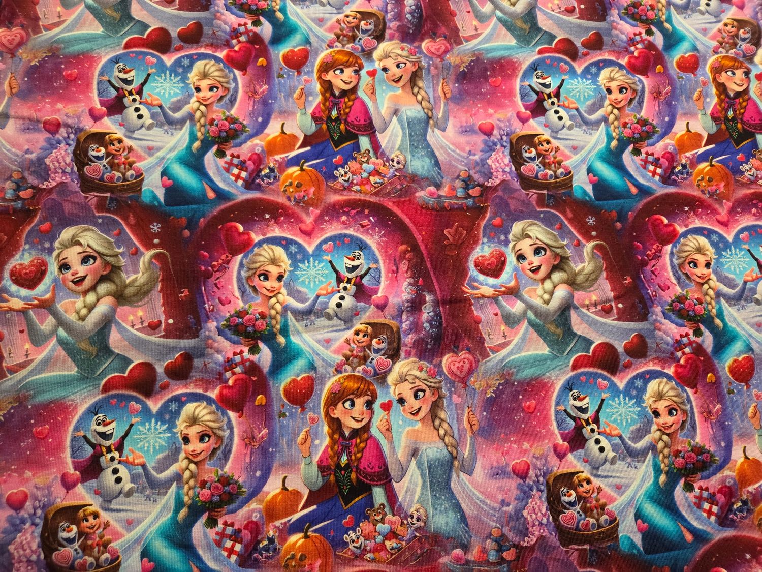 Sommersweat Elsa Frozen 50cm x 180cm breit Sommersweat Elsa Frozen 50cm x 180cm breit