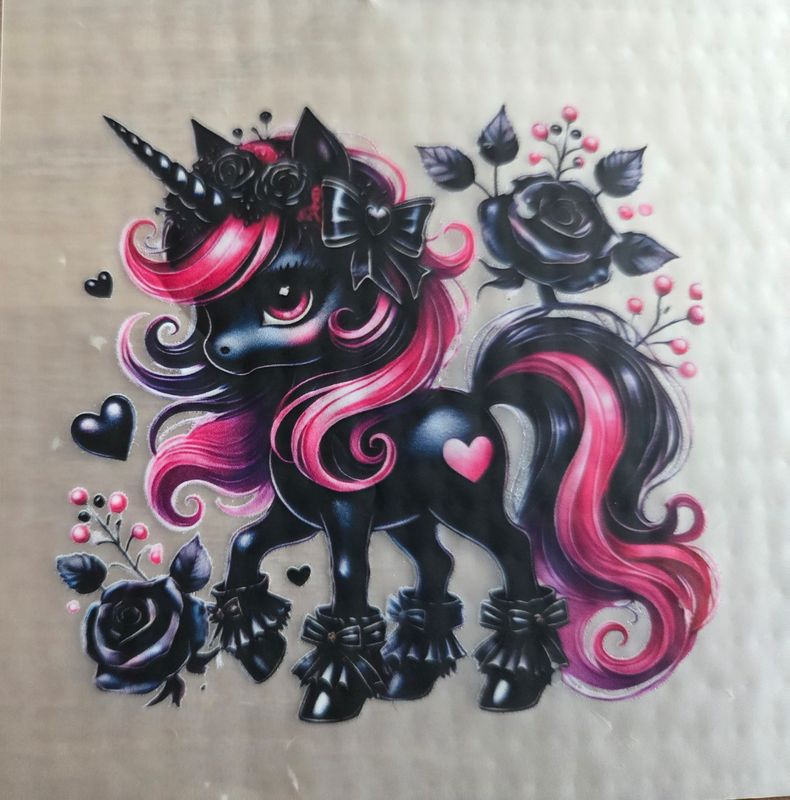 Bügelbild Einhorn 8cm