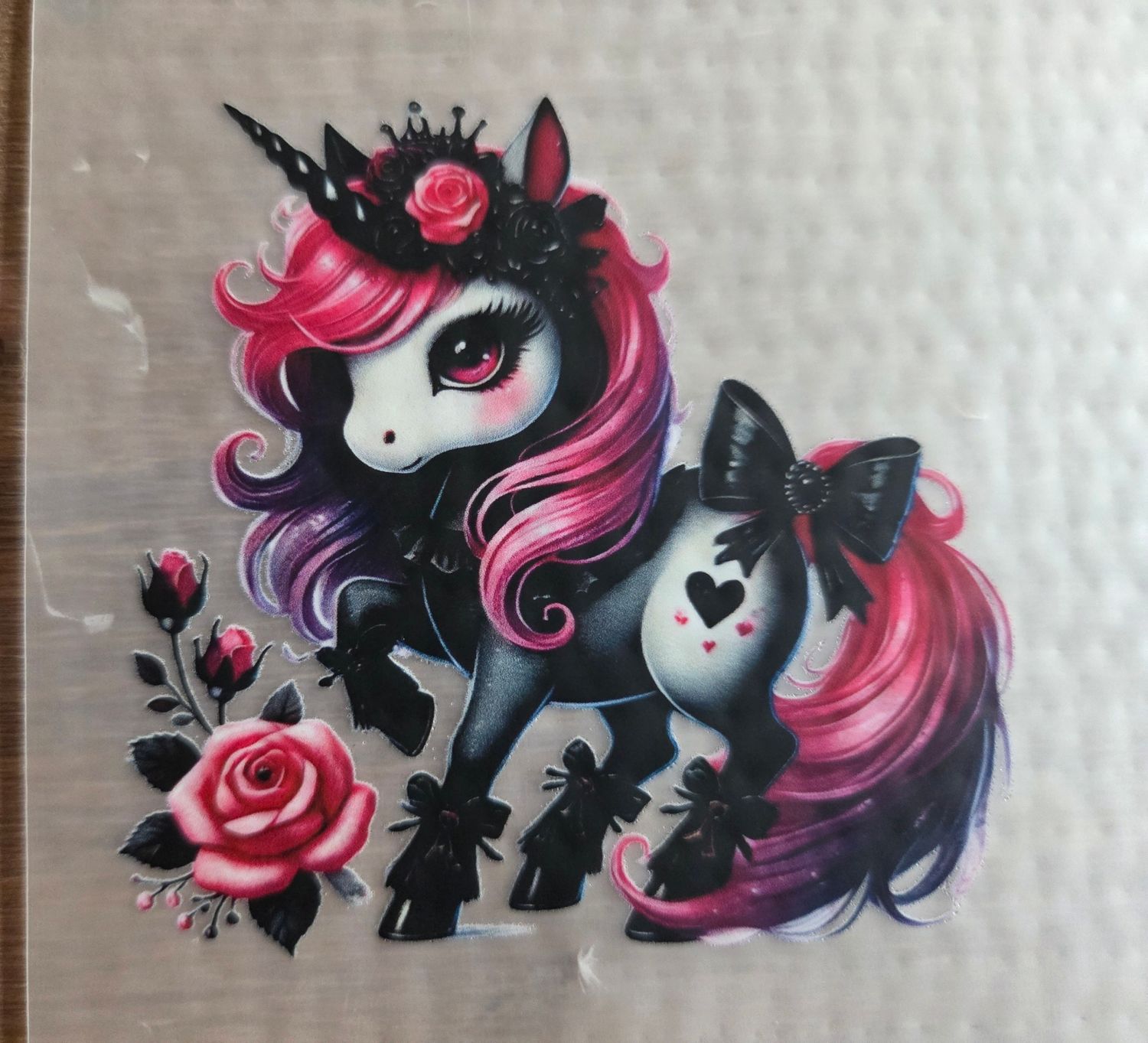 Bügelbild Einhorn 8cm