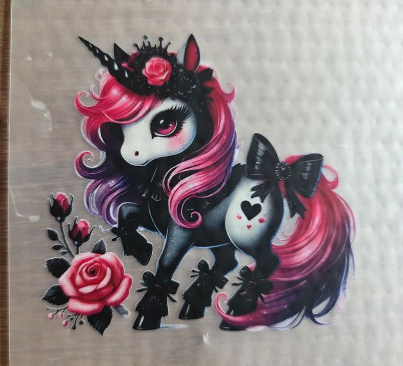 Bügelbild Einhorn 8cm