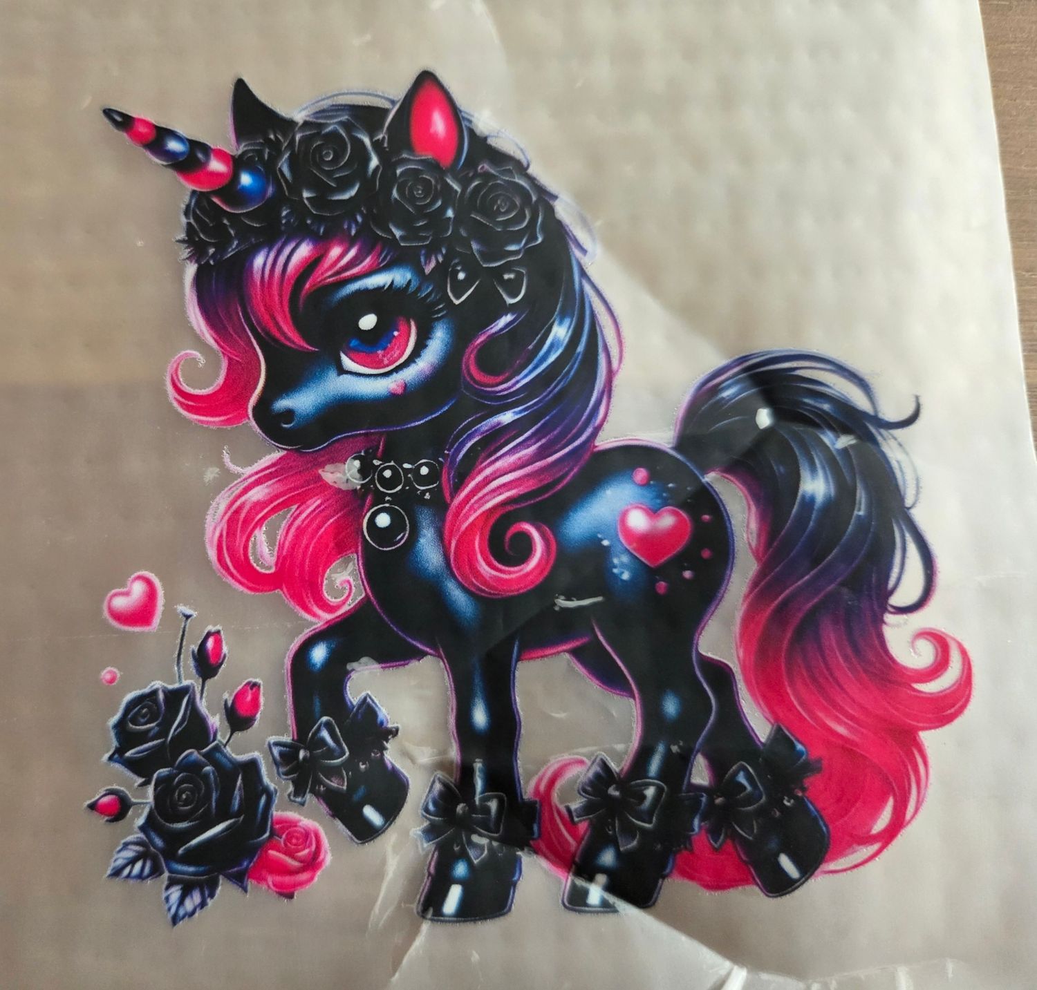 Bügelbild Einhorn 8cm