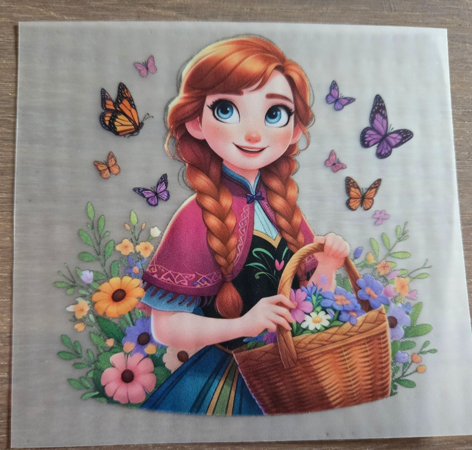 Bügelbild Elsa Frozen 8cm Nr.6