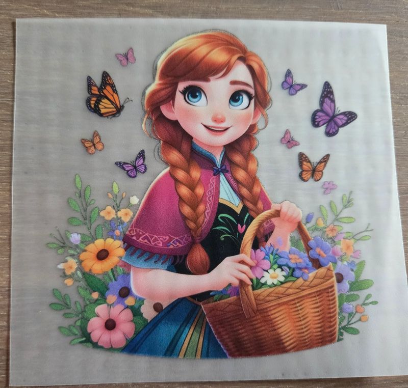 Bügelbild Elsa Frozen 8cm Nr.6