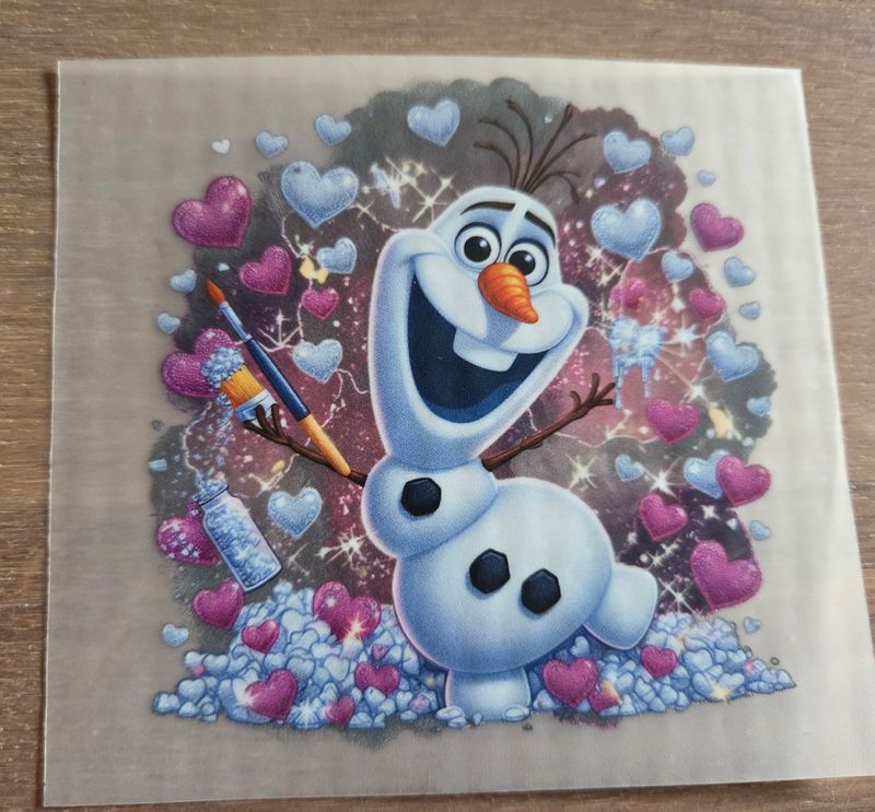 Bügelbild Elsa Olaf Frozen 8cm Nr.2