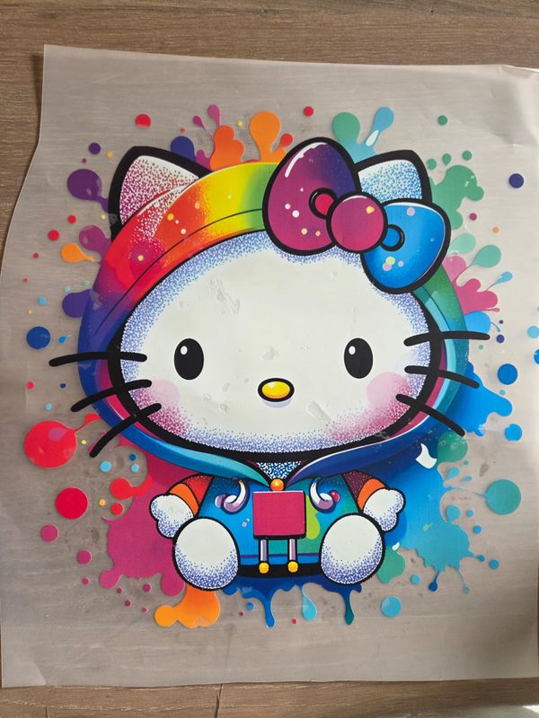 Bügelbild Hello Kitty 22cm 