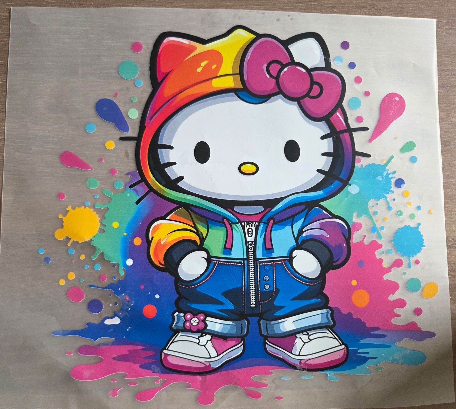 Bügelbild Hello Kitty 22cm 