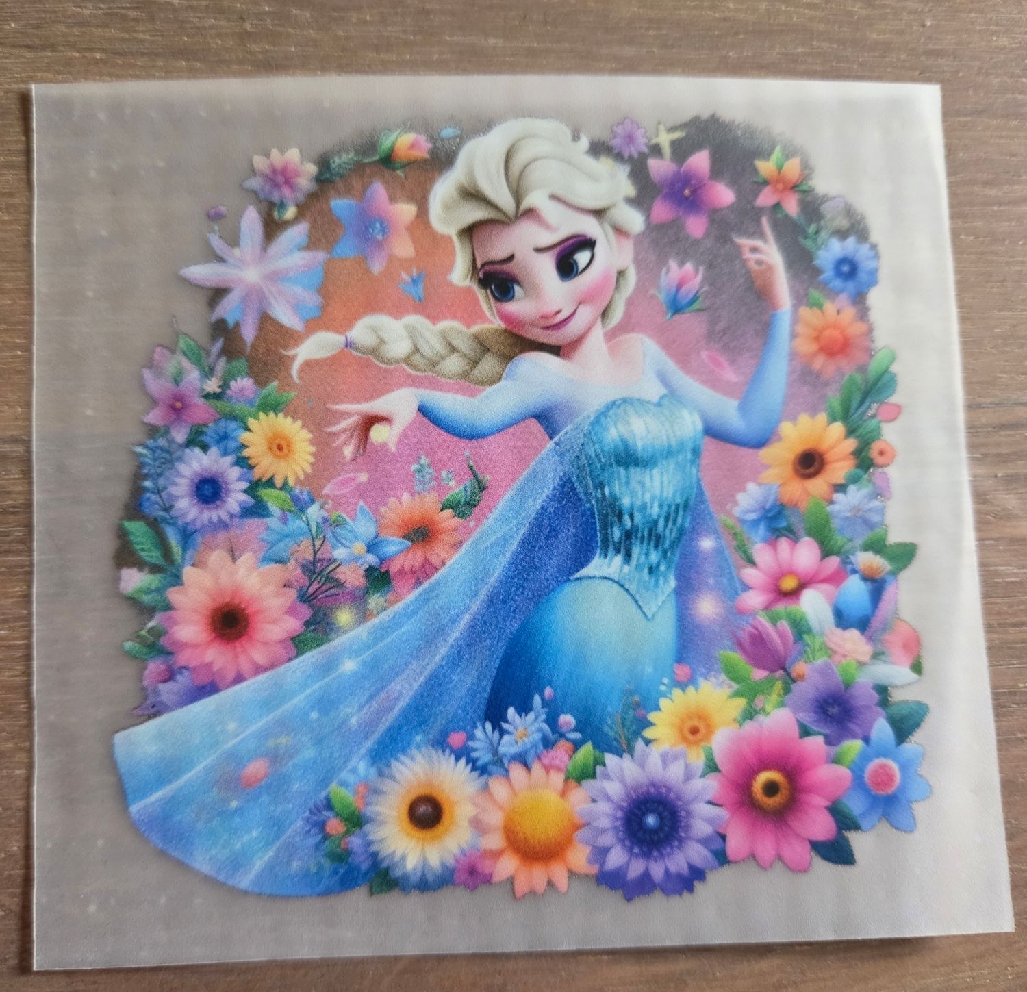 Bügelbild Elsa Frozen 8cm Nr.1