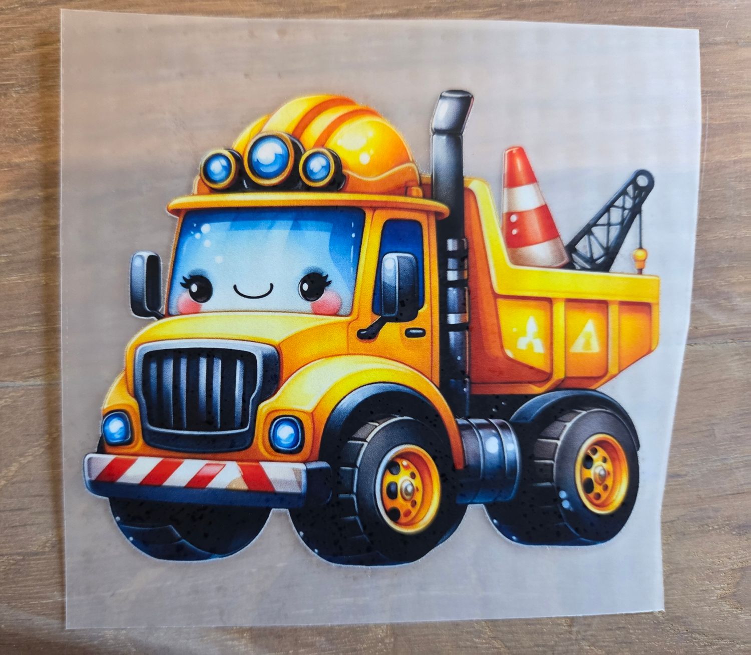 Bügelbild Baustelle Baufahrzeug 9cm Nr.3 Bügelbild Baustelle Baufahrzeug 9cm Nr.3