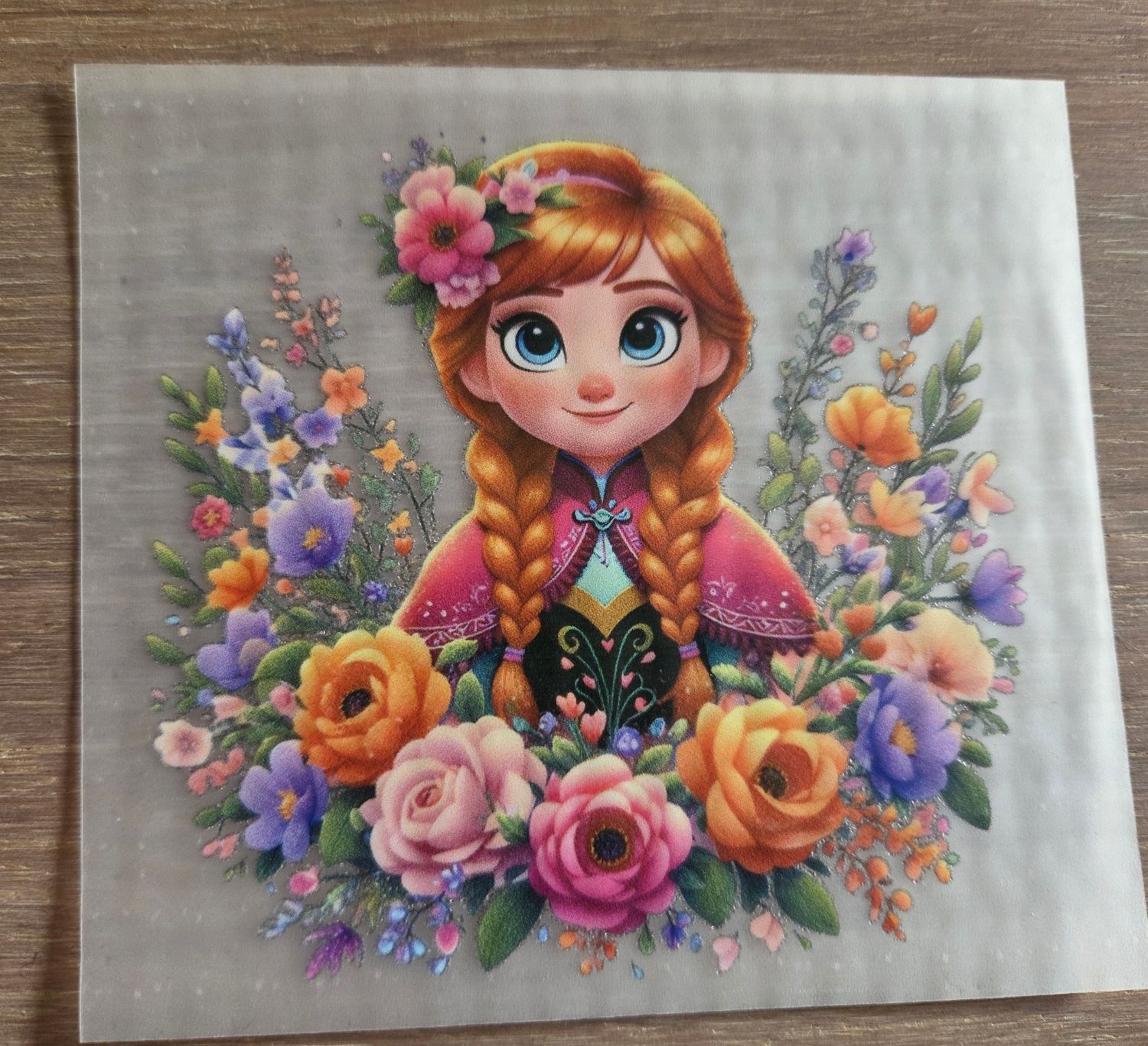 Bügelbild Elsa Frozen 8cm Nr.13