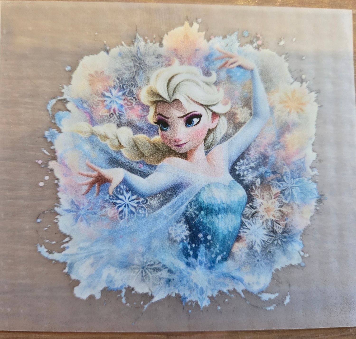 Bügelbild Elsa Frozen 8cm Nr.19