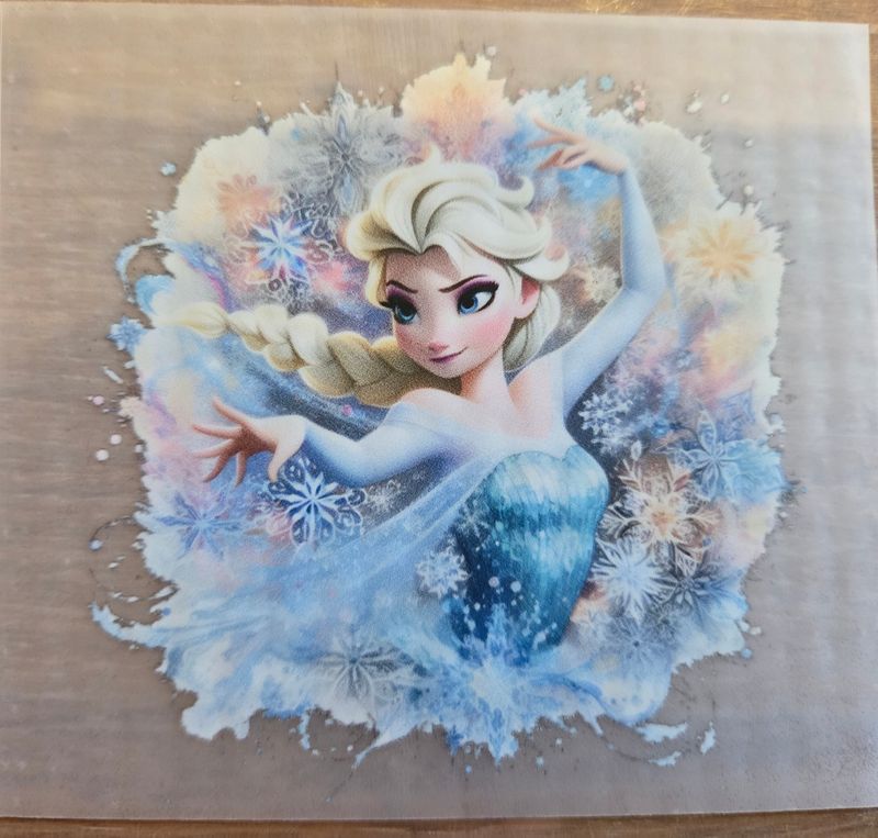 Bügelbild Elsa Frozen 8cm Nr.19