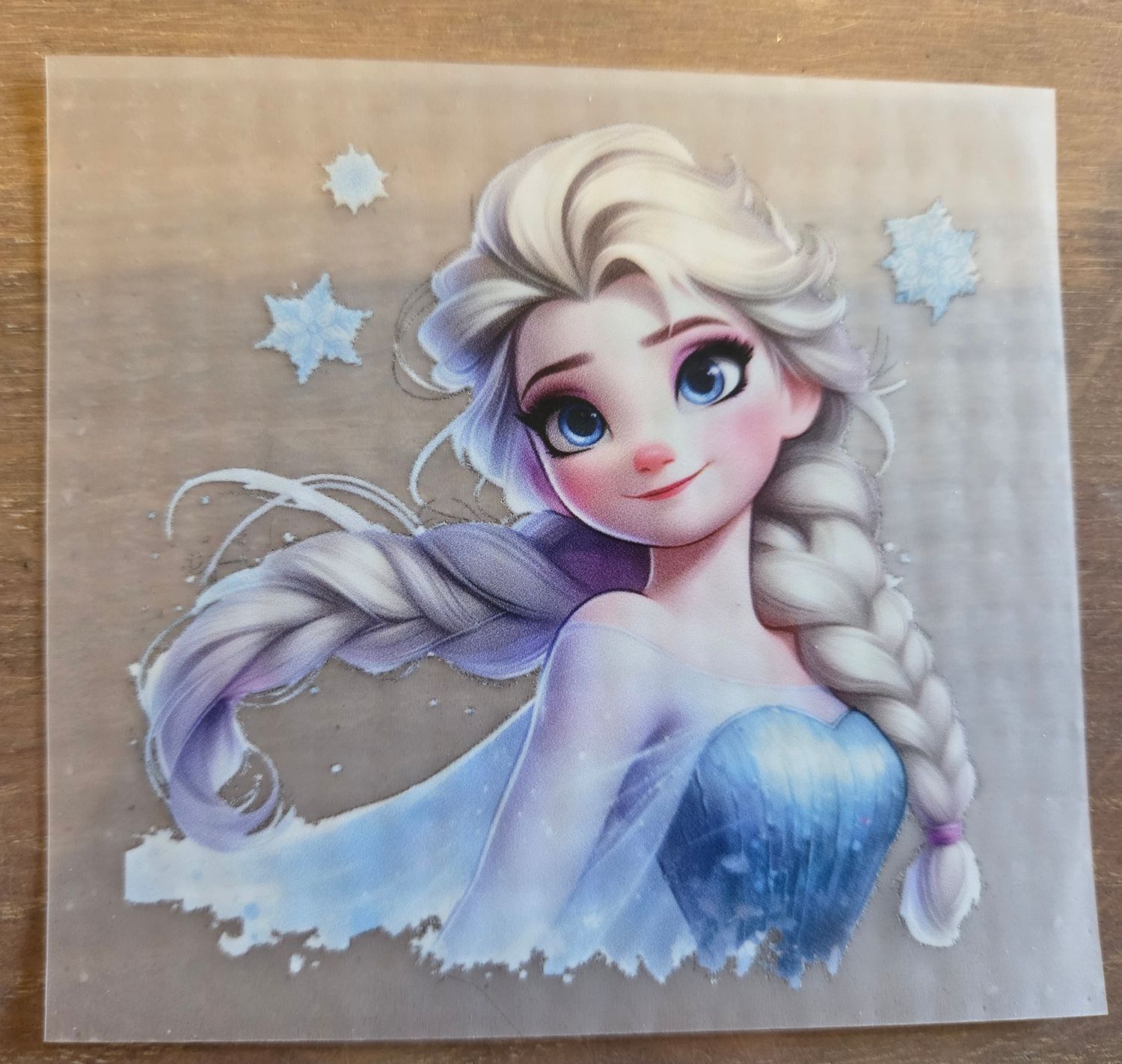 Bügelbild Elsa Frozen 8cm Nr.23