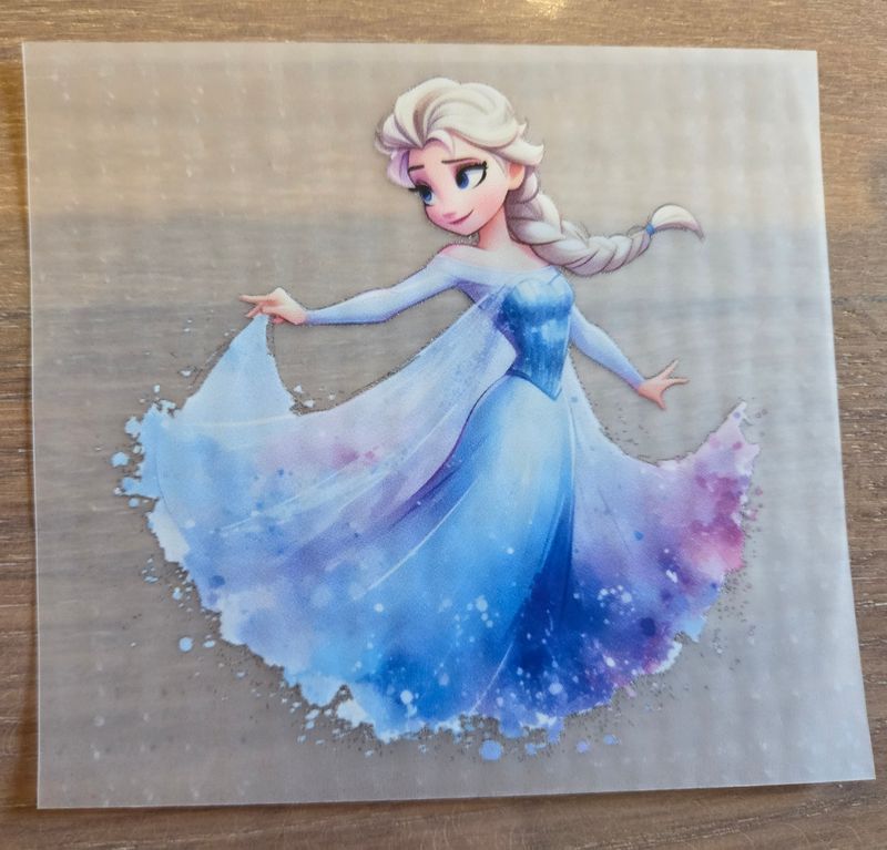 Bügelbild Elsa Frozen 8cm Nr.25