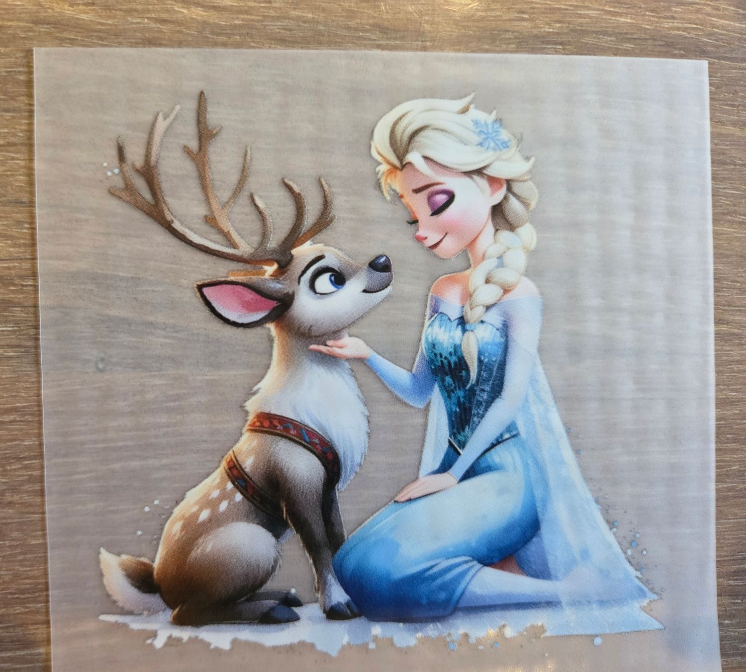 Bügelbild Elsa Frozen 8cm Nr.18