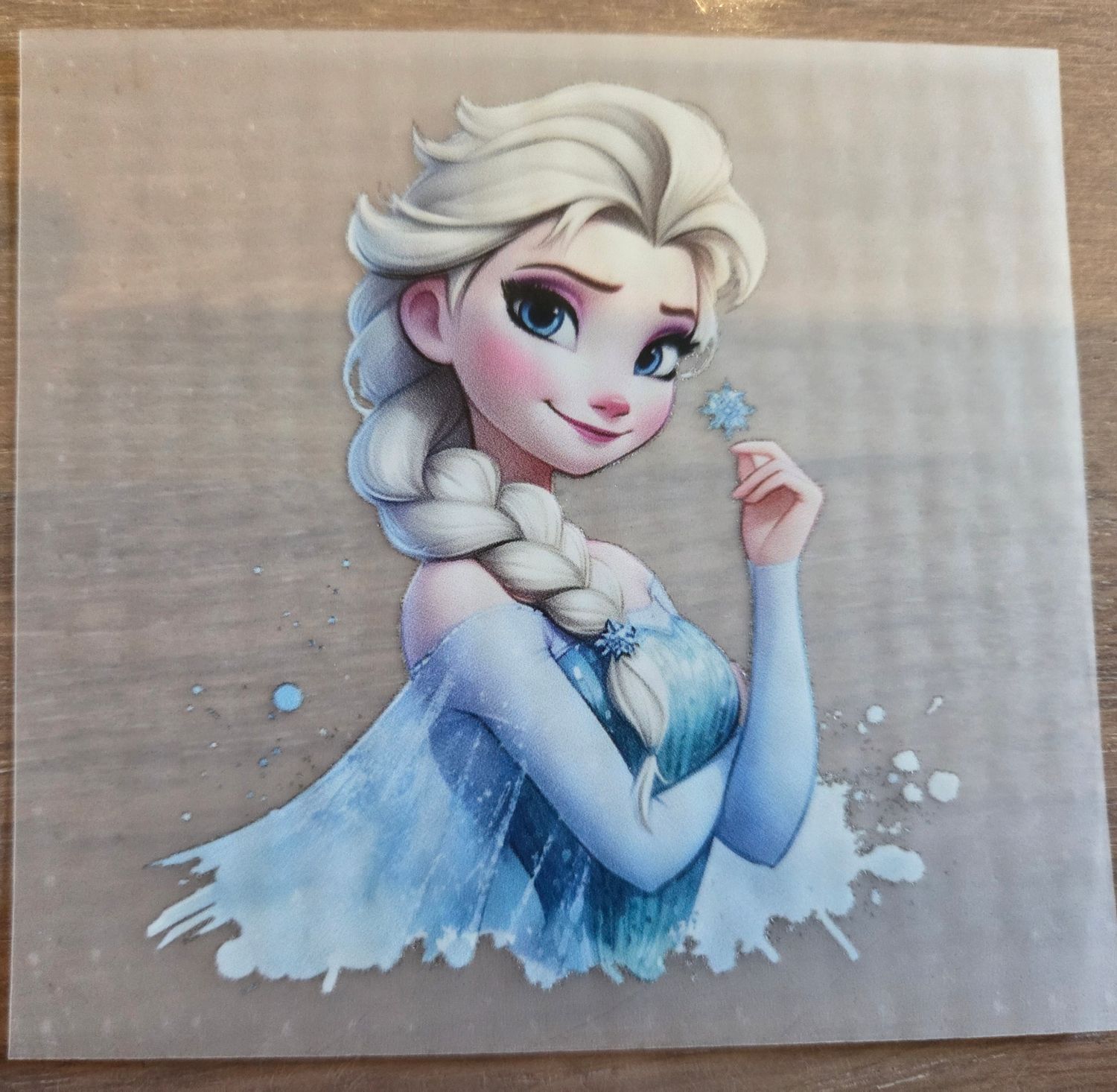 Bügelbild Elsa Frozen 8cm Nr.22