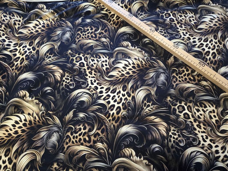 Sommersweat Leo braun 50cm x 180cm breit 