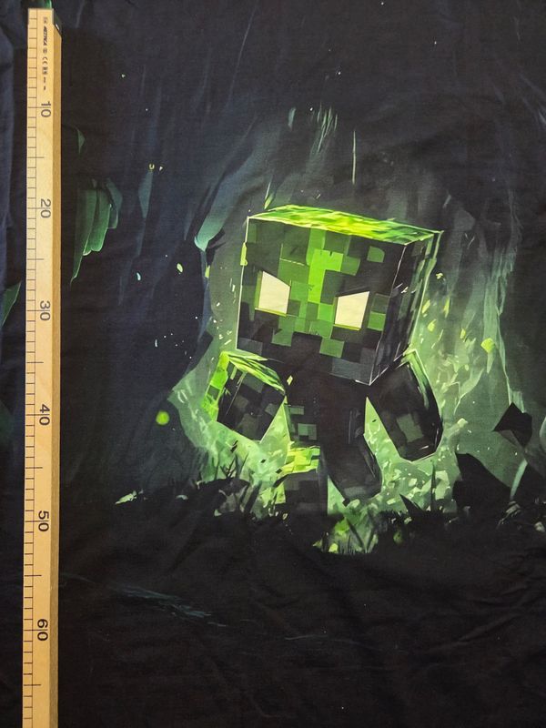 Sommersweat Panele Minecraft Grün 85x180cm 