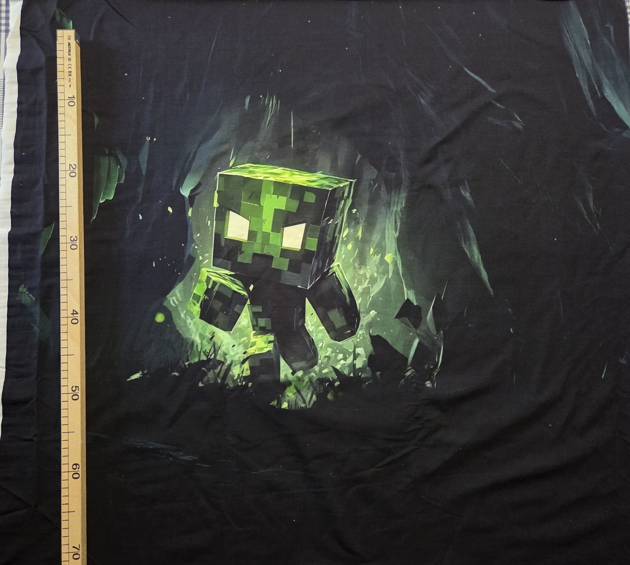 Sommersweat Panele Minecraft Grün 85x180cm