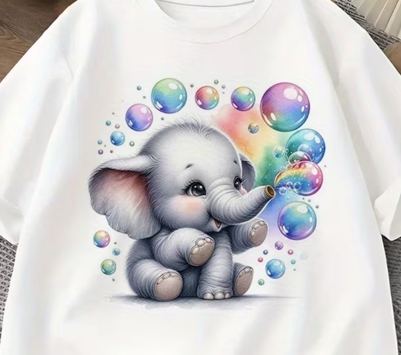 Bügelbild Elefant 18cm 