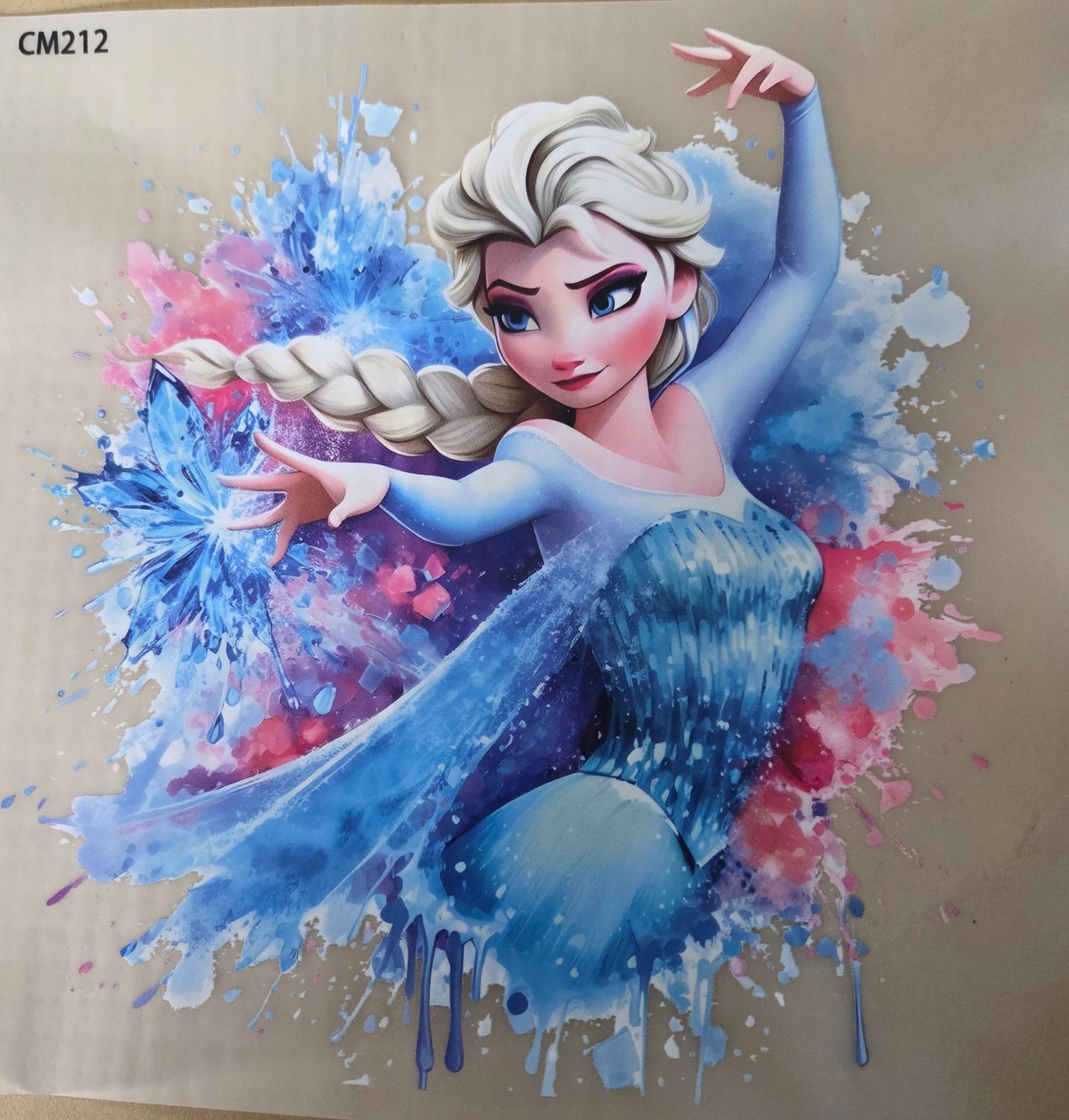 Bügelbild Elsa Frozen 20cm 