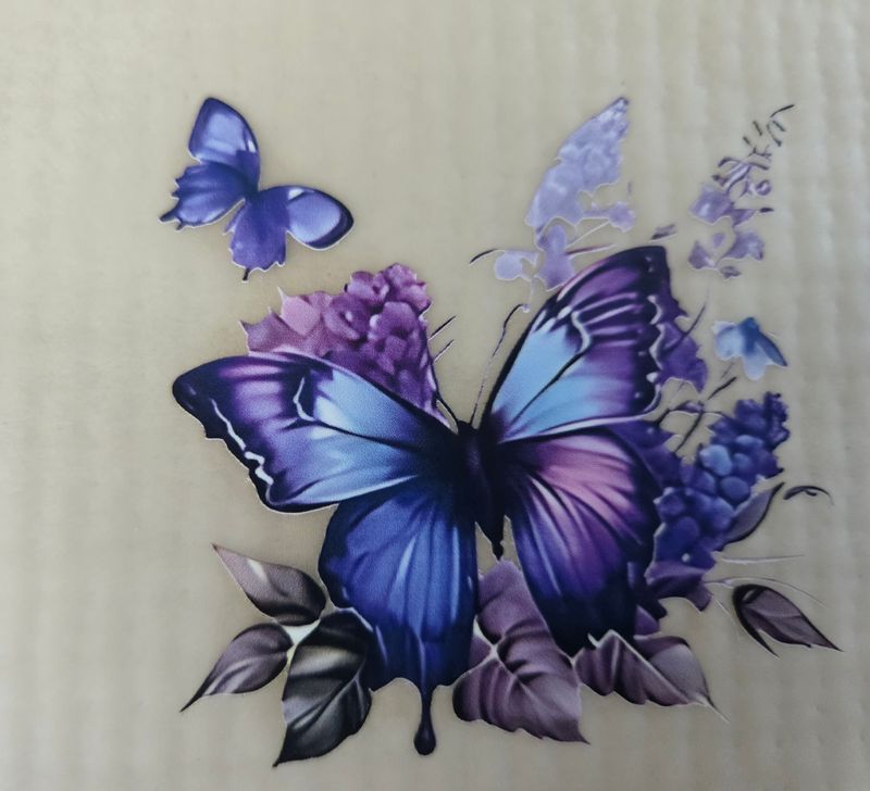 Bügelbild Schmetterling ca 8cm 