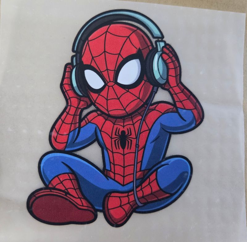 Bügelbild Spidey ca 8cm 
