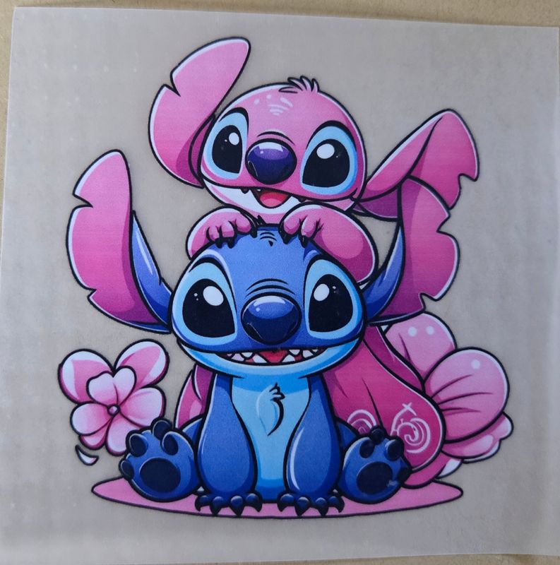 Bügelbild Stitch ca 8cm 