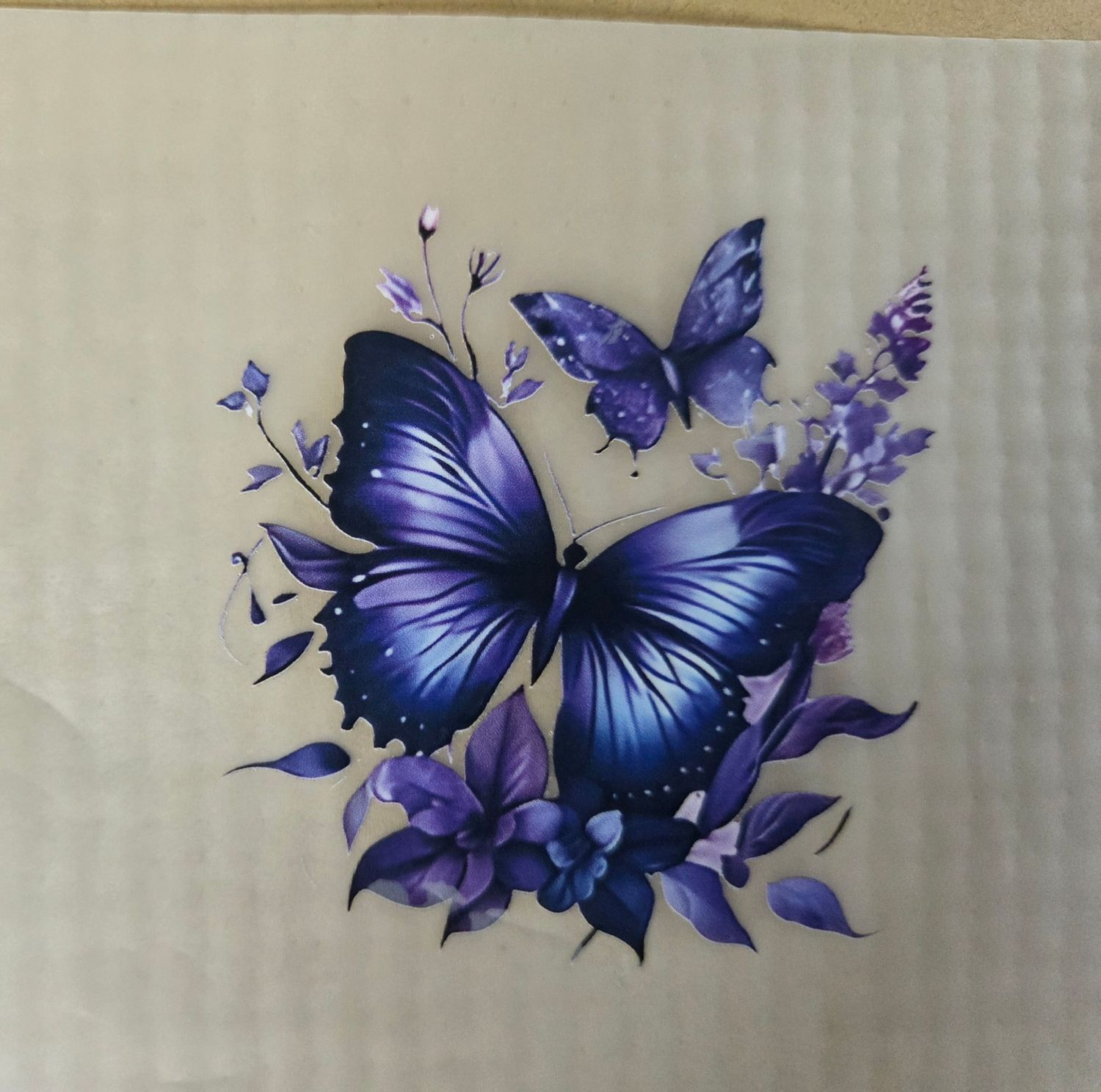 Bügelbild Schmetterling ca 8cm 