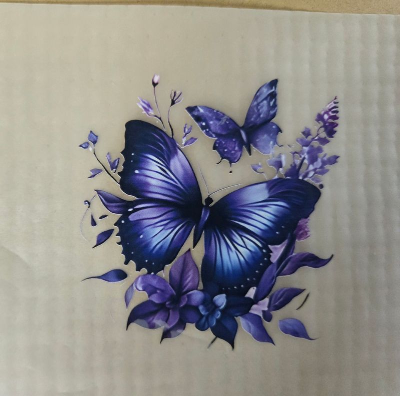 Bügelbild Schmetterling ca 8cm 