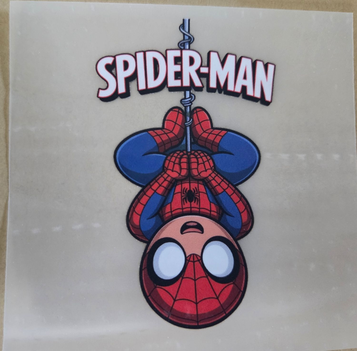 Bügelbild Spidey ca 8cm 
