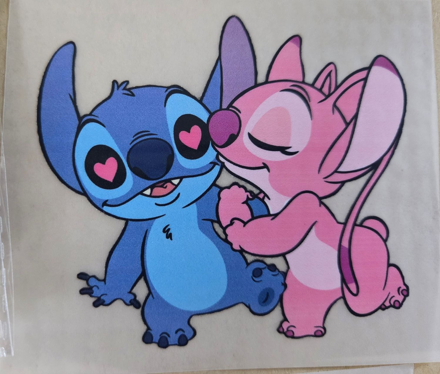 Bügelbild Stitch ca 8cm 