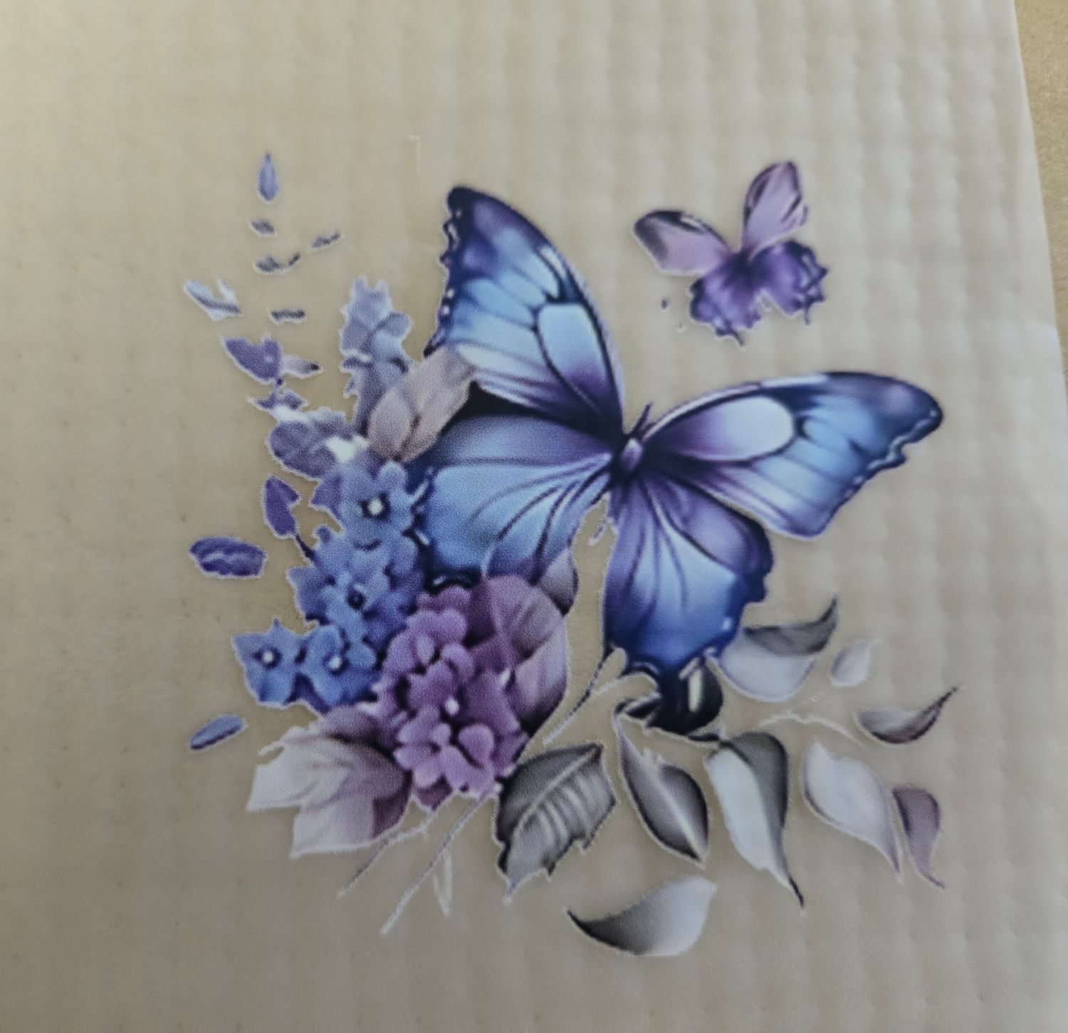 Bügelbild Schmetterling ca 8cm 