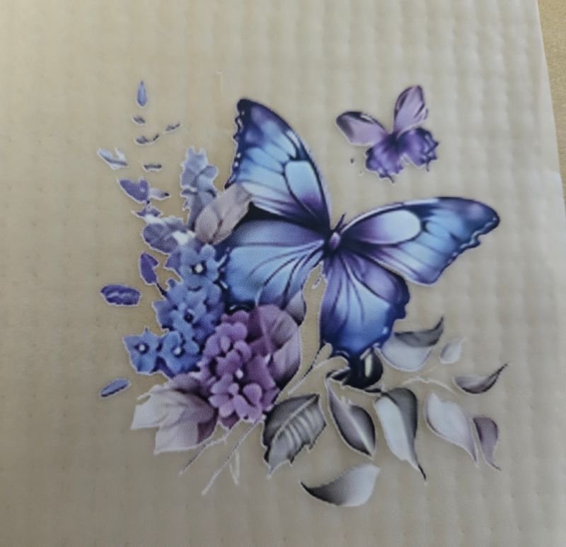 Bügelbild Schmetterling ca 8cm 