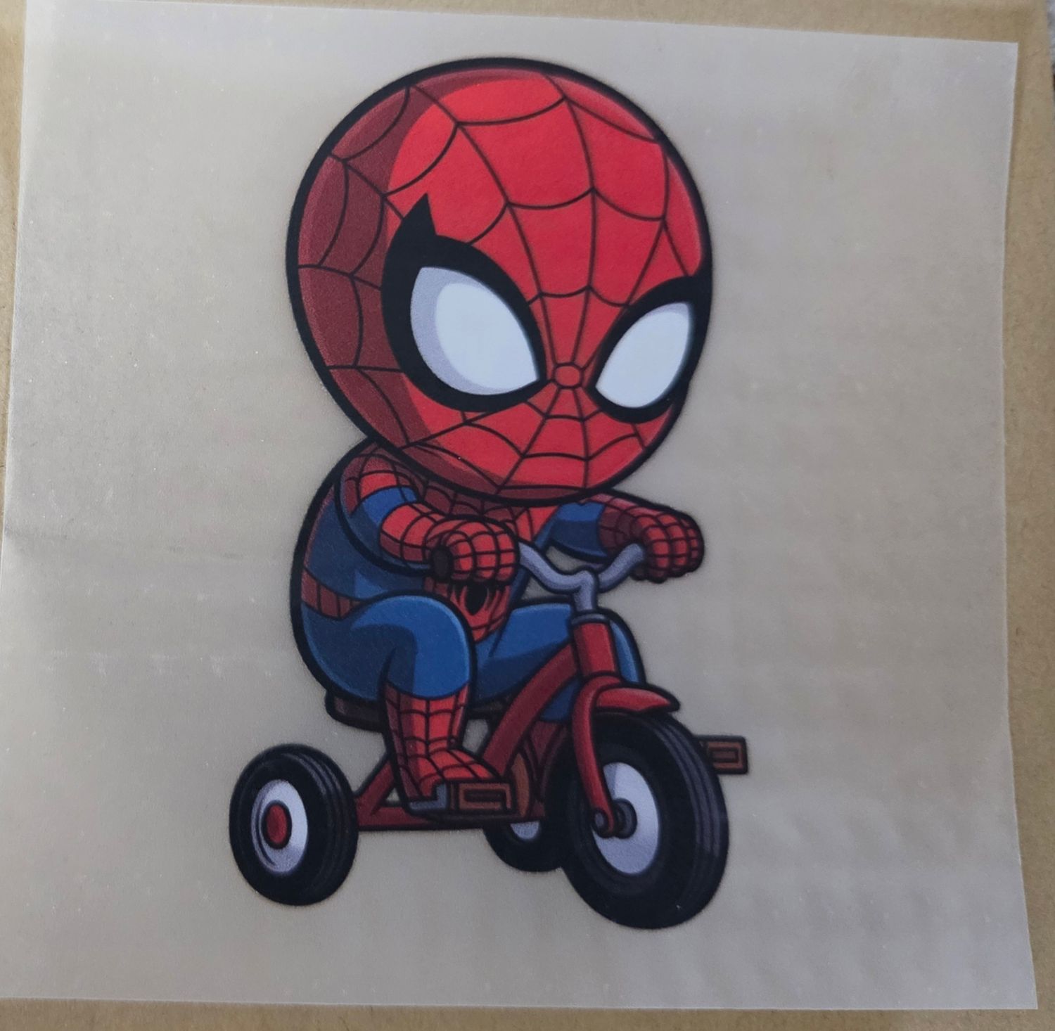 Bügelbild Spidey ca 8cm 