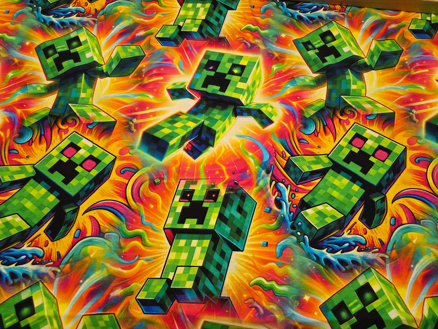 Sommersweat Minecraft 50cm x 180cm breit 