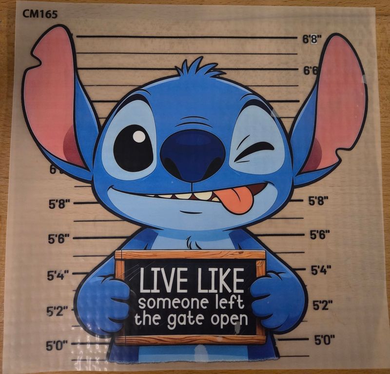 Bügelbild Stitch 20cm 