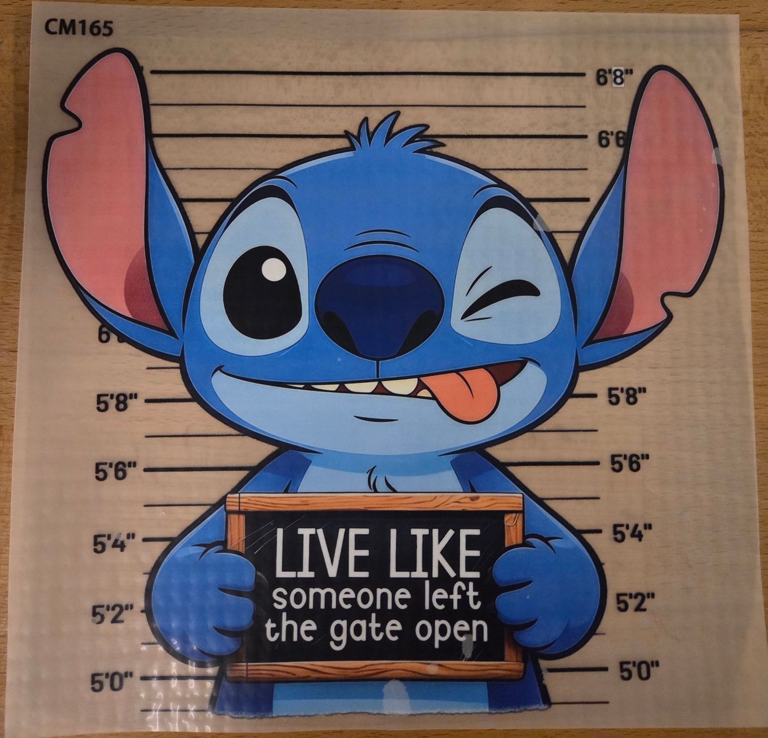 Bügelbild Stitch 20cm 