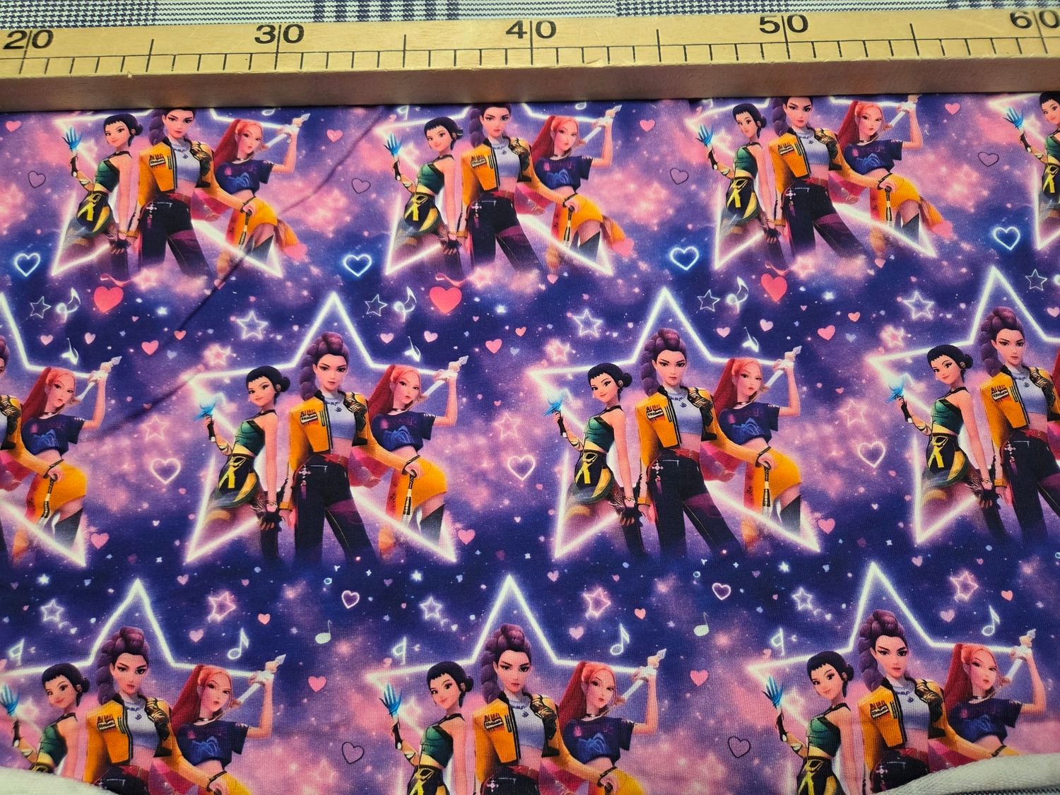 Sommersweat KPop 26cm x 180cm breit 