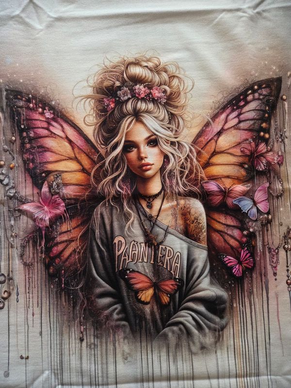 Sommersweat Elfe Pantera Panele 60x70cm 