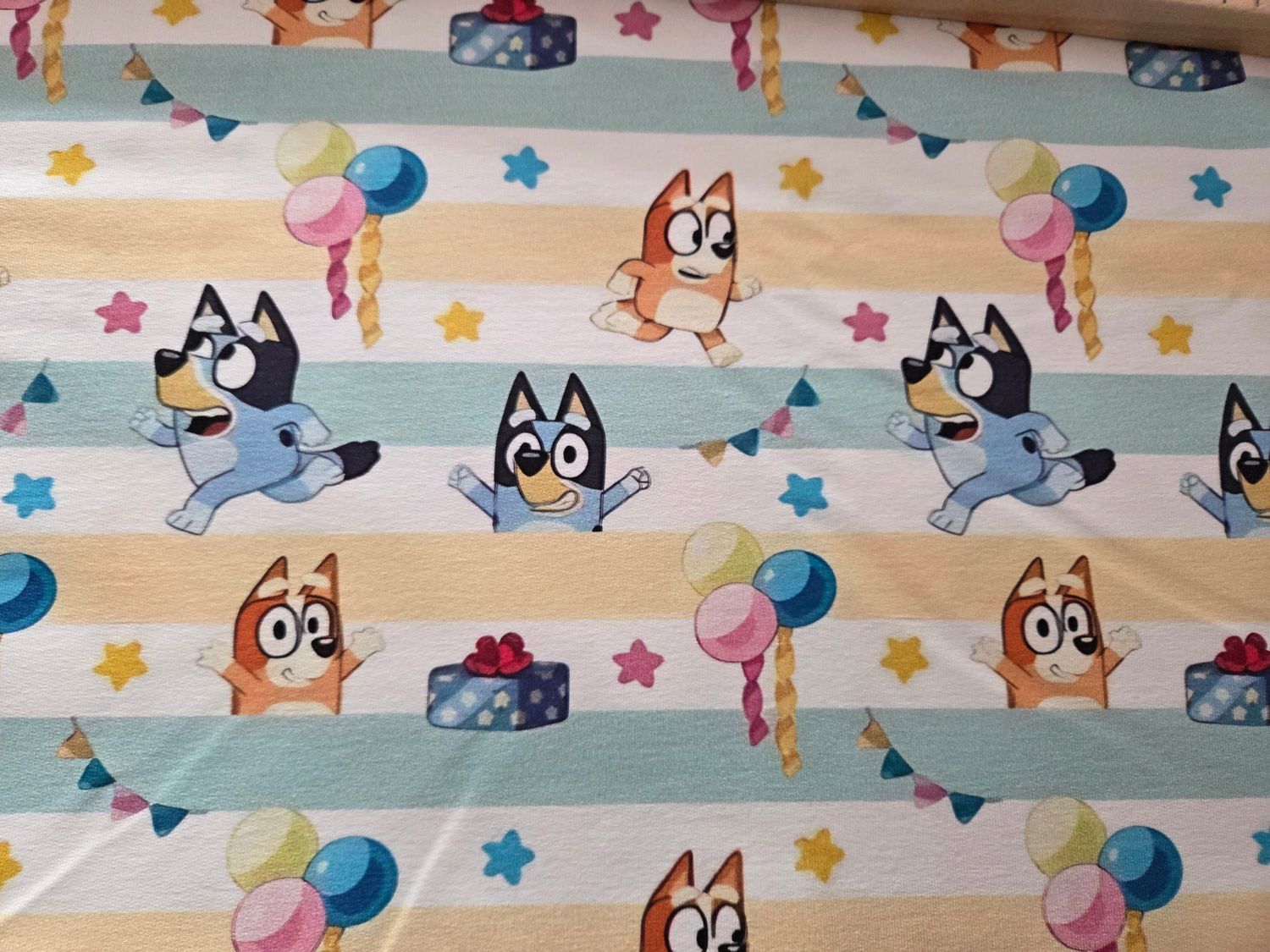 Sommersweat Bluey 50cm x 180cm breit 