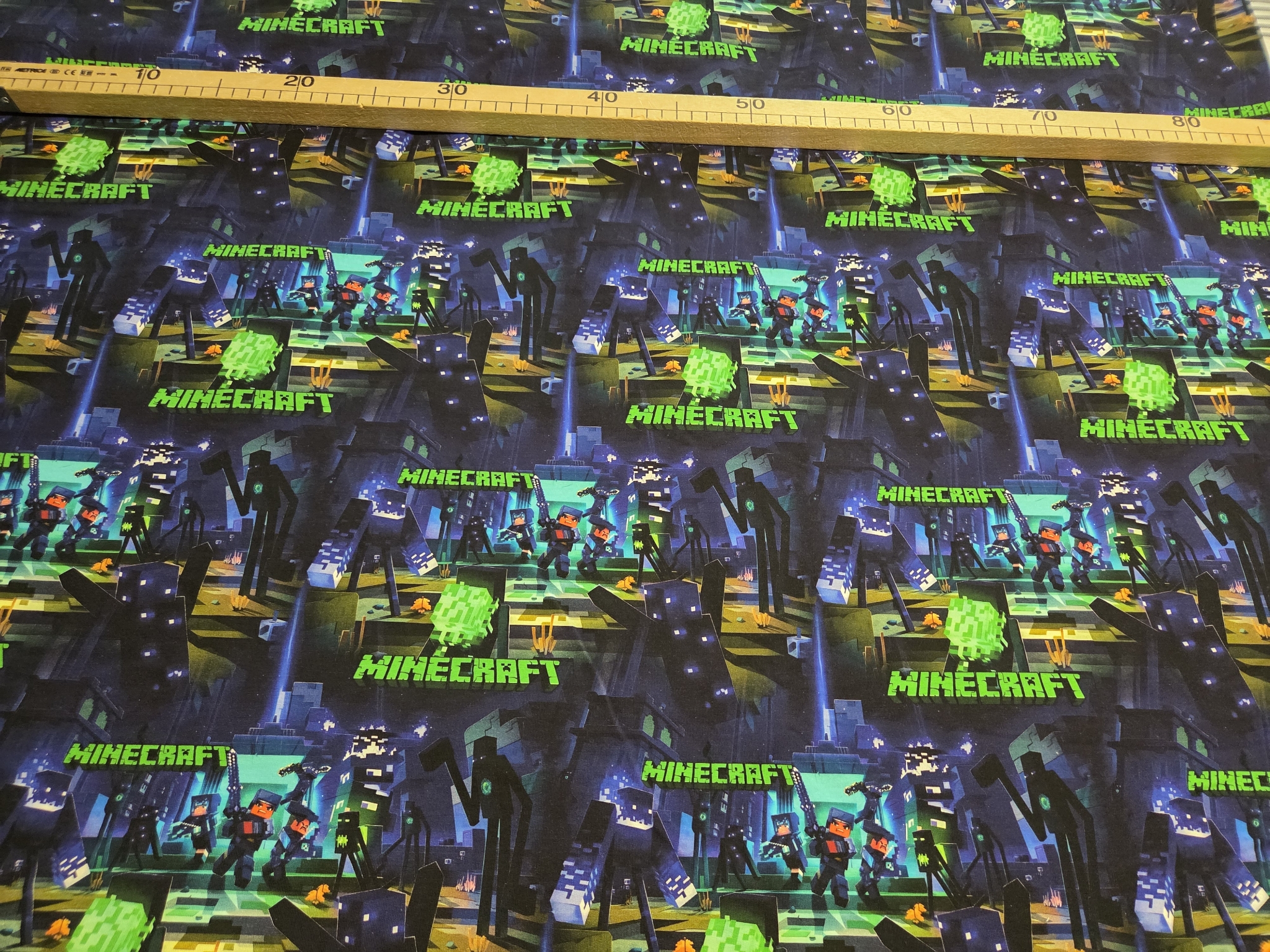Sommersweat Minecraft 50cm x 180cm breit