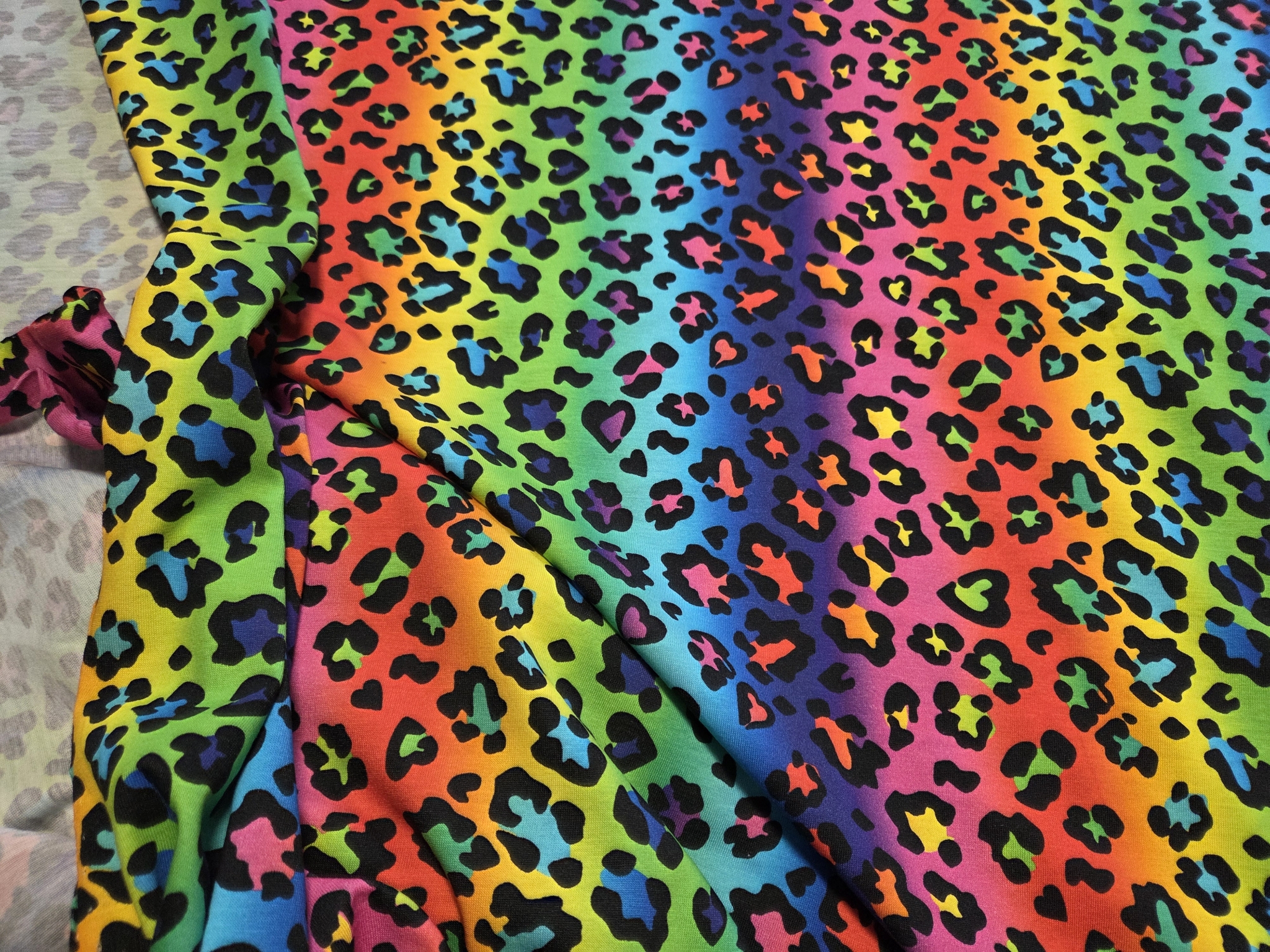 Jersey Leo bunt 50cm x160cm breit