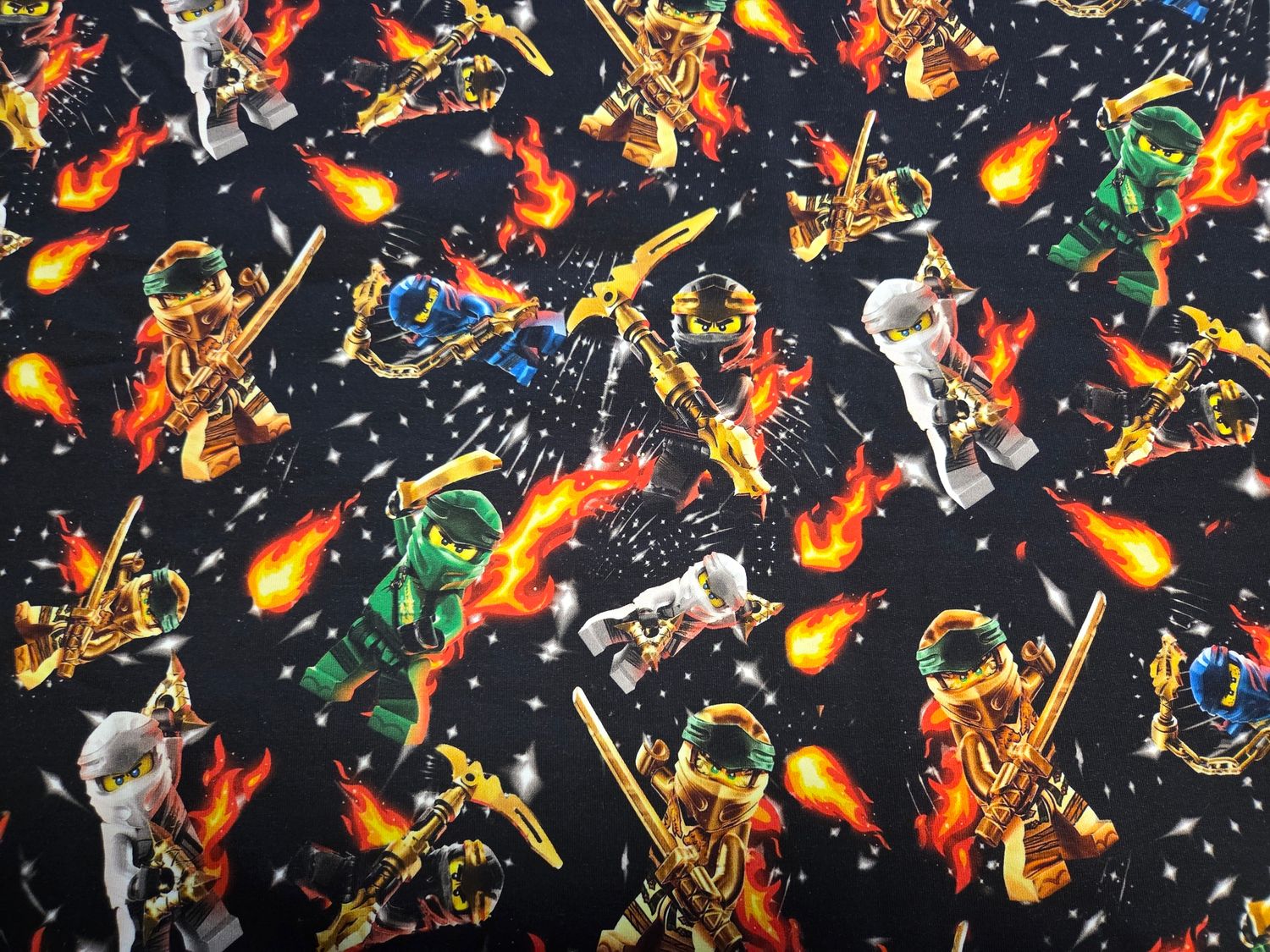 Sommersweat Ninjago 58cm x 180cm breit 