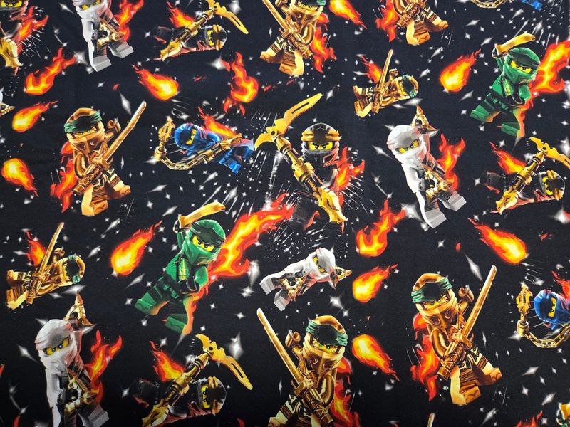 Sommersweat Ninjago 58cm x 180cm breit 