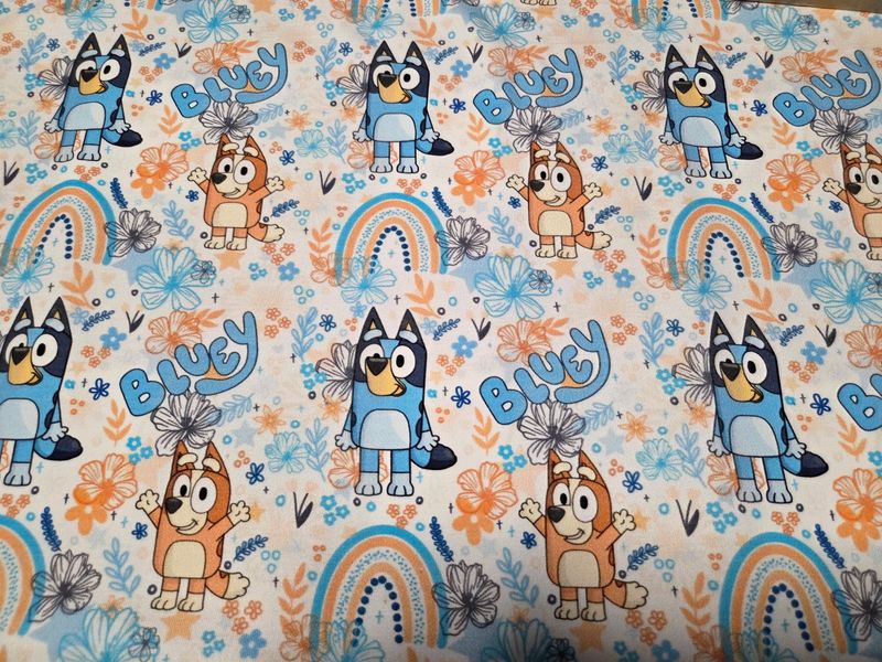 Sommersweat Bluey 50cm x 180cm breit Sommersweat Bluey 50cm x 180cm breit