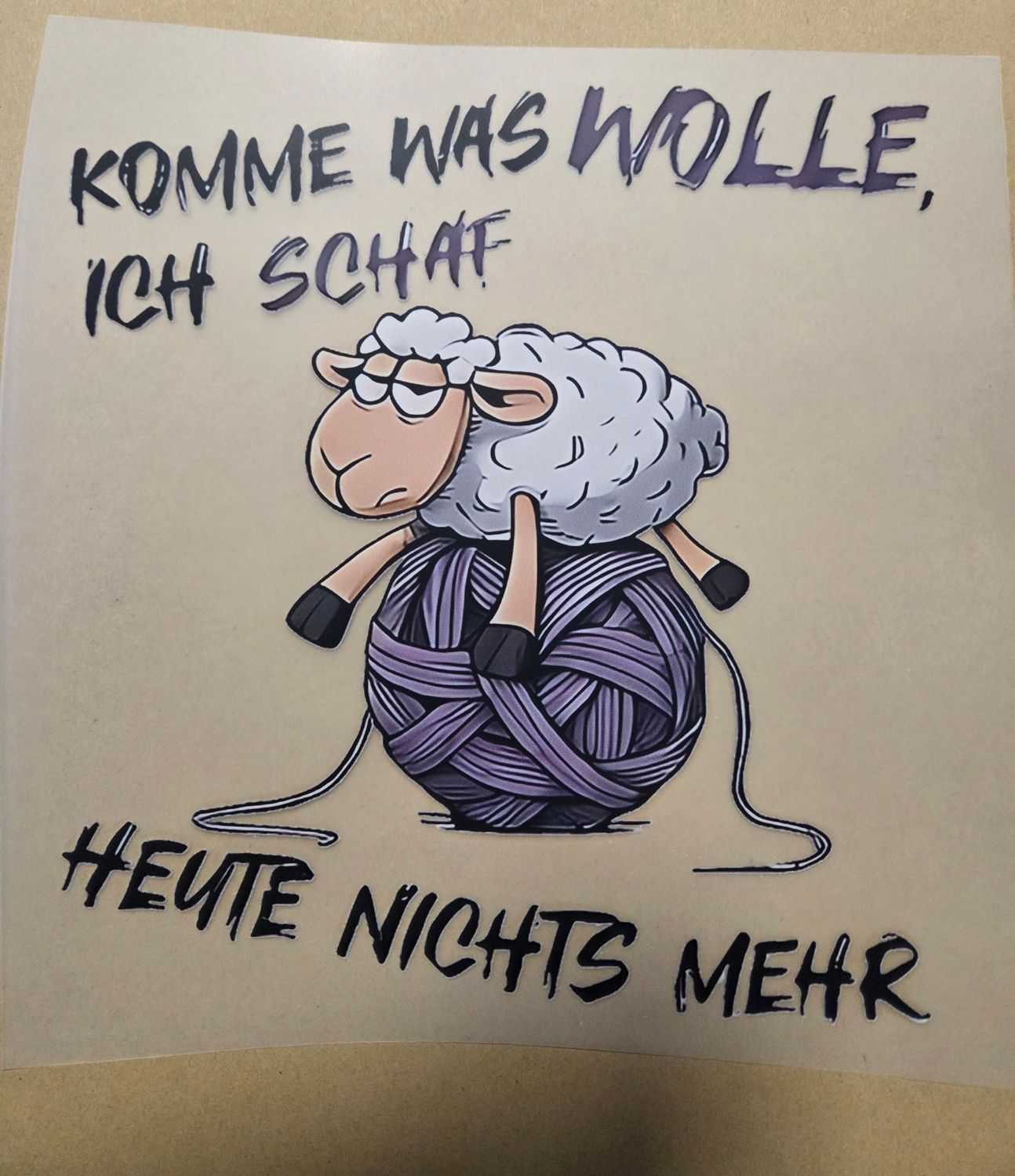 Bügelbild Schaf 20cm
